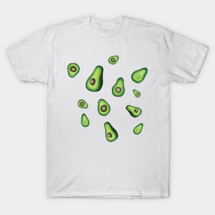 Avocado Pattern T-Shirt